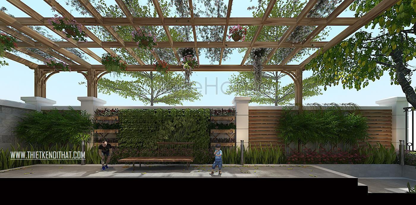 Thiết kế nội thất biệt thự Vinhomes GreenBay HL30 